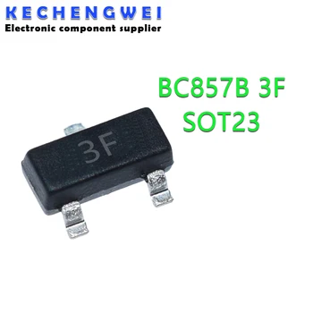  100 KOZARCEV BC857B SOT23 BC857 SOT SMD SOT-23 3F SMD tranzistor novega in izvirnega