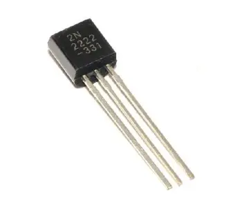  200 KOS NPN Tranzistor, DA-92 2N2222A 2N2222