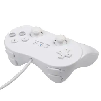  Črno Bel Klasičnih Poklic Žično Krmilnik Za Igre Z Grip Joypad Gamepad Wii Druge Generacije Rog Ročaj Za Wii Konzole