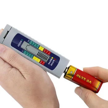  Digitalni Baterije Kapacitivnost Diagnostično Orodje, Baterije Tester LCD-Zaslon Preverite AAA AA 9V 1,5 V Gumb Baterije Univerzalni Tester
