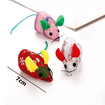  1 multi-barvni plišastih ponaredek miška z repom in catnip igrača znotraj Hišne molarno anti-ugriz interaktivni dobave mačka dodatki