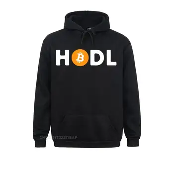  HODL Nakup In Držite Crypto BTC Trgovec Bitcoin Investitor Hoodies za Fante Mladostno Sweatshirts Klasično Opremljeno Dihalne Dolg Rokav