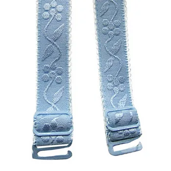  1 Par 34 cm nedrseča modrc trakovi ženske, dvojni ramenski elastični nedrček trak dodatki