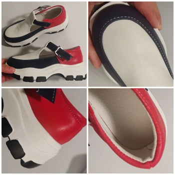  Fujin 5.5 cm Platforma Klin Sandale Ženske Čevlje Poletje Sponke Visoke Kakovosti Velike Velikosti Ženske Plaži Čevlji Strani Copate