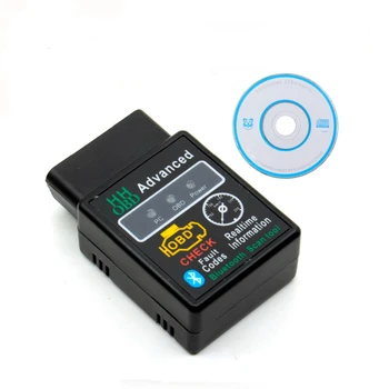  HHOBD BREST 327 HH OBD Napredno Bluetooth ELM327 V2.1 Cenejše Kot V V1.5 Podpora OBD2 Auto Kodo Bralnik Brezžični Adapter za Skeniranje Orodje