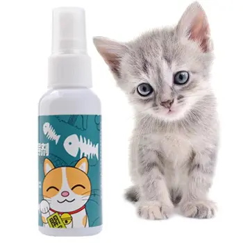  C5AC 50 ml Mačka Catnip Spray Pet Usposabljanje Igrača Organskih Naravnih Zdravo Mucek Mačka Mint Smešno Praskanje Igrača