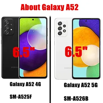  Za Samsung Galaxy A52 Fundas Primeru, Magnetno Kartico, Kreditno Pokrovček Za Samsung A52 5G 52 2021 Odbijača Coque 6.5