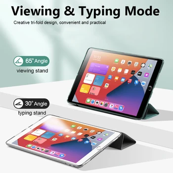  Za iPad z 9.7 2018 5. in 6. Primeru Mehke Silikonske Nazaj Zaščitni Pokrovi iPad 10.2 7. 8. Generacije Primeru Zraka 4 Pro 11 M1 2021