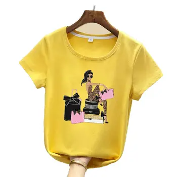  Lepa Punca Železa O Prenosu Za Oblačila DIY Stroj za Prenos Toplote Nalepki Na Ženske T-shirt Obliž Moda Appliqued Dekor