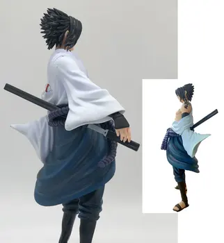  Anime Naruto PVC Akcijska Figura, Igrače Uchiha Sasuke 260mm Naruto Shippuden Sasuke Model Figur Igrača
