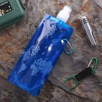  Prenosna Zložljiva Vode Steklenico Vode Vrečko Šport Na Prostem Dobave