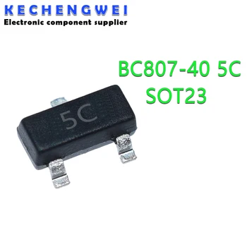  100 kozarcev BC807-40 SOT23 BC807 SOT 807-40 SOT-23 SMD tranzistor novega in izvirnega