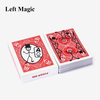  Čarobno Risanka Cardtoon Krova Čarovniških Trikov Komplet Igralnih Kart Toon Animacija Napoved Smešno Magic Magic Rekviziti Prevara Igrače