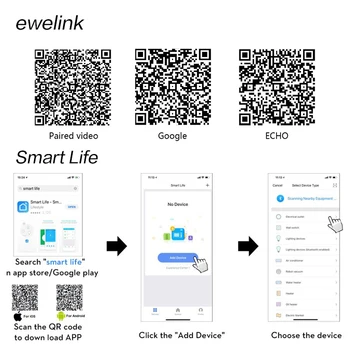  Tuya/Smart Life/ewelink 1/2 Banda 1 Način, EU Standard WiFi Steno Light Touch Stikalo za googlova Domača stran Amazon Alexa Glasovni Nadzor