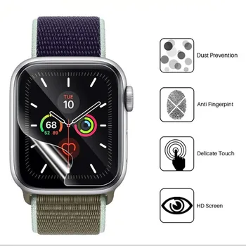 Mehko Screen Protector Za apple watch 6 se 5 4 3 44 mm 40 mm za Iwatch 42mm/38 mm Mehka kritje 9D Zaščitna Polno Zajetje