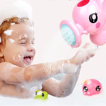  Baby Kopel Igrača za brizganje vode kopel igrače ABS Risanka sloni model klasične igrače za otroke, otroci Izobraževalne Učenje novih slog