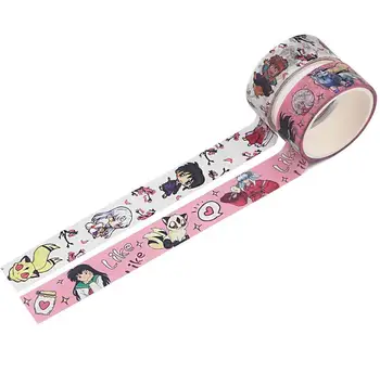  1Pcs Nov Anime Inuyasha Washi Tape Barvne Žep Tearable DIY Dekorativni Trak, Nalepke, Dodatki Klasične Igrače za Otroke Darilo