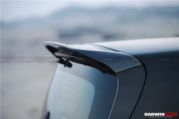  Ogljikovih Vlaken Zunanjost Zadnji Spojler Rep Trunk Boot Krilo Dekoracijo za Merced-Benz, Smart Fortwo Fourfour 453 Spojler-2018