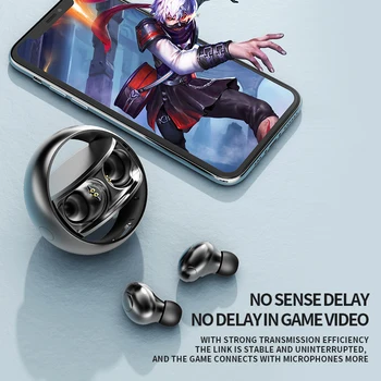  H8 Brezžične Slušalke HD Kakovost Zvoka IPX6 Nepremočljiva Bluetooth Čepkov Dolg Čas Pripravljenosti Slušalke za Huawei Xiaomi VIVO