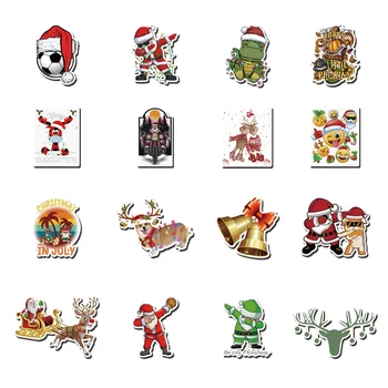  10/50PCS Božič Dekorativne Nalepke Santa Claus Snežaka Oblikovane Nalepke DIY Album Smešno Otroci Igrače za Otroke Božič Darilo