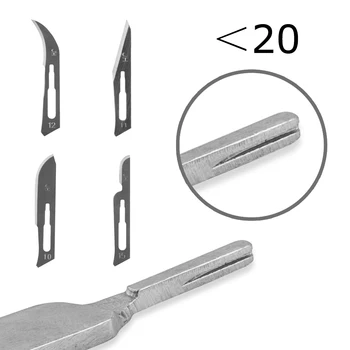  1Pcs Skalpela Nož z 10Pcs Kiparstvo Rezila 10# 11# 12# 15# Živali Kirurški Nož Lesa Carvinga Pero PCB Carving Nož