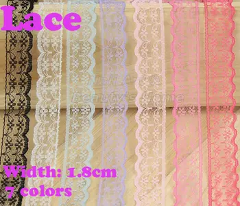  16 barv 1,8 cm, širina čipke šivanje traku guipure čipko trim ali tkanina osnove pletenje DIY Oblačila Dodatki brezplačna dostava#1157