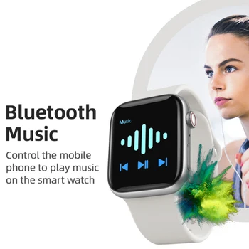  Pametno Gledati Moški Ženske 1.54 Palčni Poln na Dotik Smartwatch Bluetooth Klic Glasbe za Nadzor Ure Šport Fitnes Tracker Za Android IOS