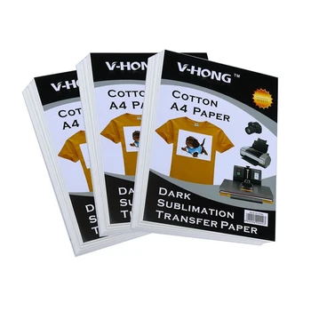  A4 sublimacija knjiga 8.26x11.7 palčni T-majica bombaž za temne in svetle barve tekstilne prenos toplote papir tiskalnik