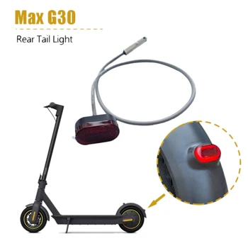  Električni Skuter Rep Svetlobe Opozorilo Lučka LED Zadnje Luči za Ninebot MAX G30