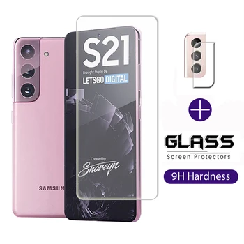  Kaljeno Glas Za Samsung Galaxy S21 S 21 S20 FE A03S Objektiv Kamere na Film Gelaksi Galaxi A12 A22 A32 A52 A72 4G 5G Zaščita za Steklo