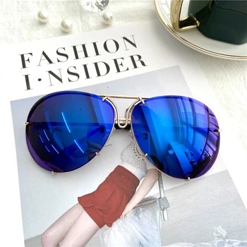  2020 Moda Pilotni sončna Očala Za Moške Luksuzne blagovne Znamke Oblikovalec Letnik Ogledalo sončna Očala Prostem Vožnje Gafas Eyeware UV400