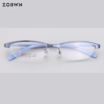  Očala semi-rim Okvir Ženske, Moške Oči Očala Optičnih Očal Okvir Za Ženske obravnavi Očala Očala Oculos De Sol rožnata, rdeča