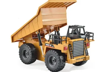  Huina 1540 RC Tovornjak 2.4 G 6 Kanalni Daljinski upravljalnik 540 Kovinski Dump Truck 4 Kolesa Realne Pralni igrače